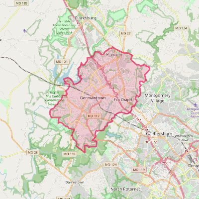 Map of Germantown