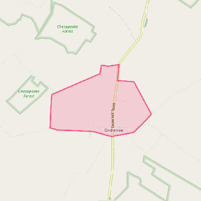 Map of Girdletree