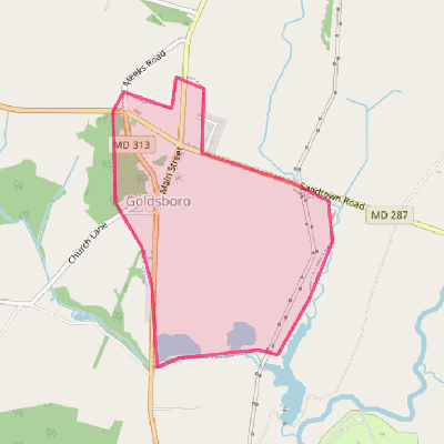 Map of Goldsboro