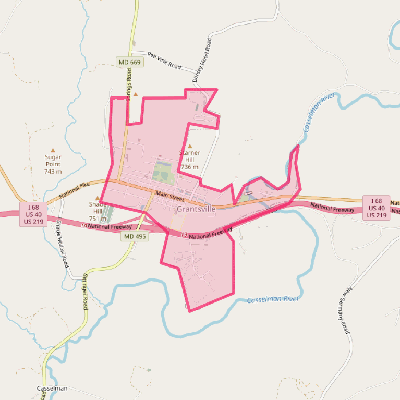 Map of Grantsville