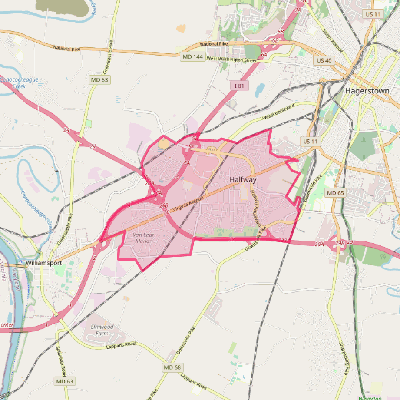 Map of Halfway