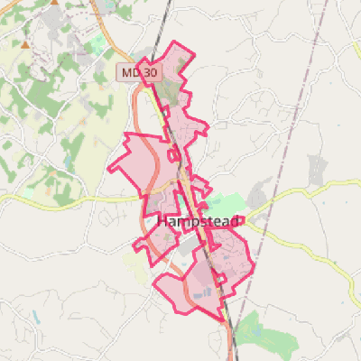 Map of Hampstead