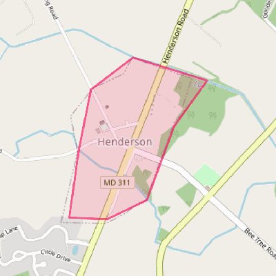 Map of Henderson