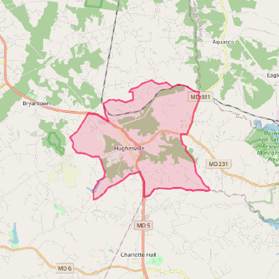 Map of Hughesville