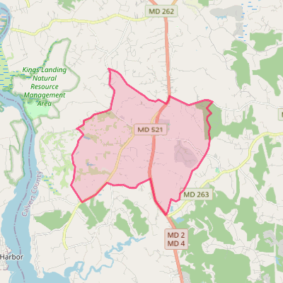 Map of Huntingtown