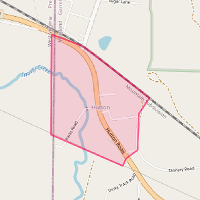 Map of Hutton