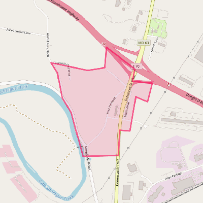 Map of Kemps Mill
