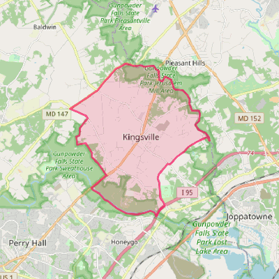 Map of Kingsville
