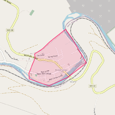 Map of Kitzmiller