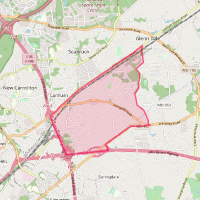 Map of Lanham
