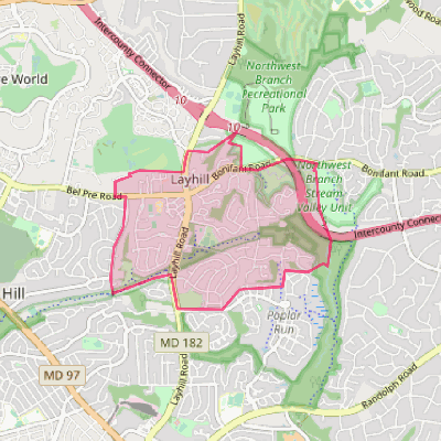 Map of Layhill