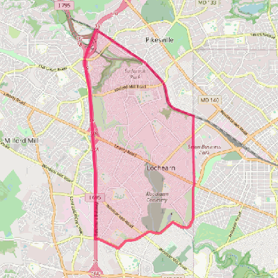 Map of Lochearn