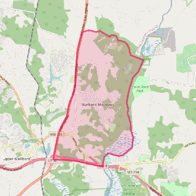 Map of Marlboro Meadows