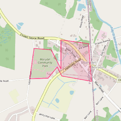 Map of Marydel