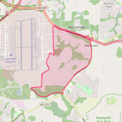 Map of Melwood