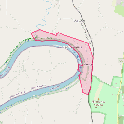 Map of Mercersville