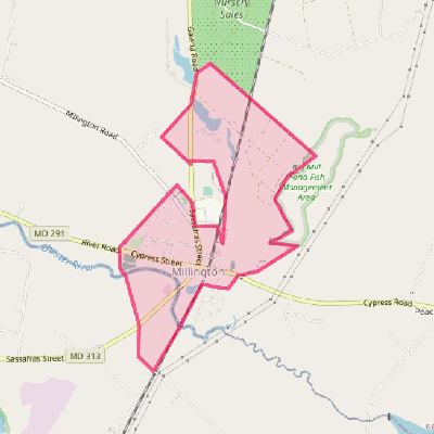 Map of Millington