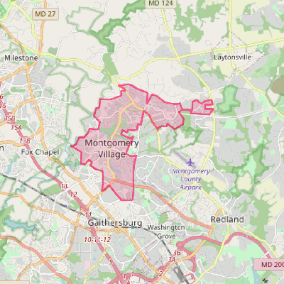 Map of Montgomery Village
