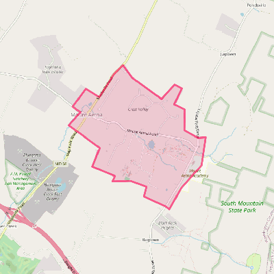 Map of Mount Aetna