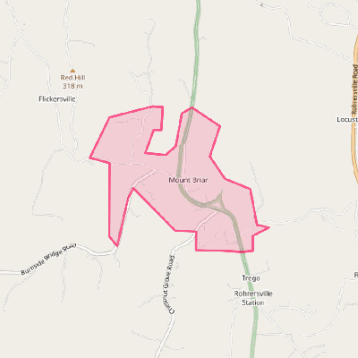 Map of Mount Briar