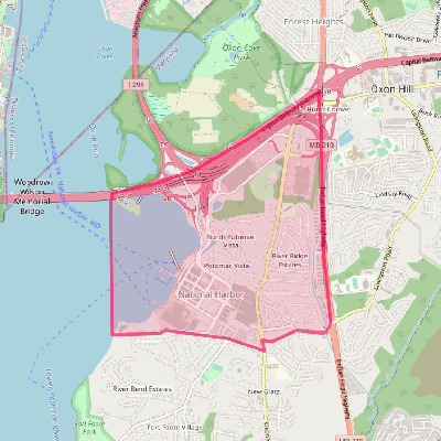 Map of National Harbor