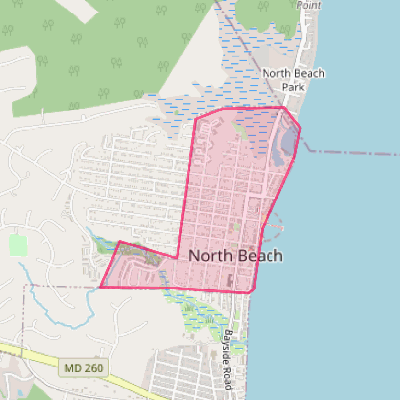 Map of North Beach