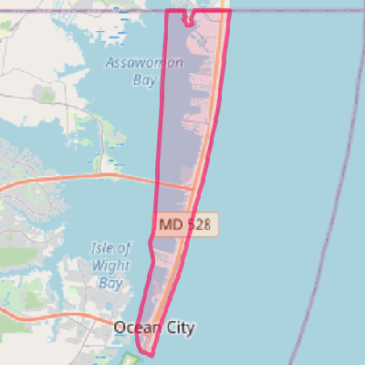 Map of Ocean City