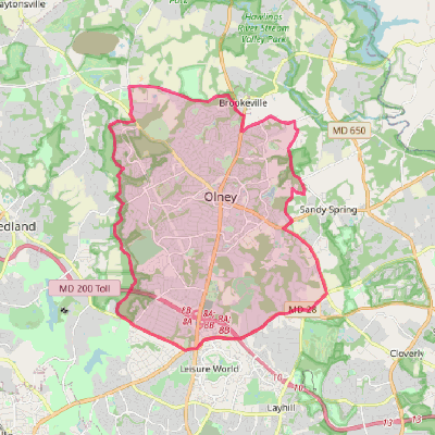 Map of Olney