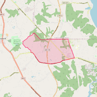 Map of Owings