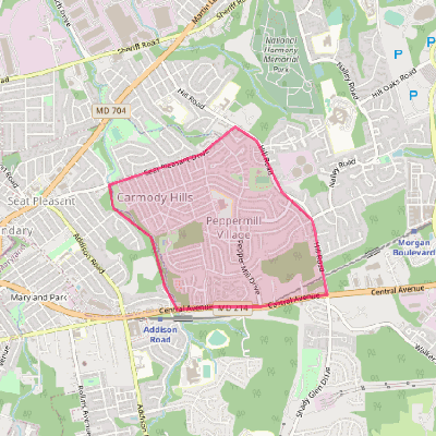 Map of Peppermill Village