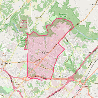 Map of Perry Hall