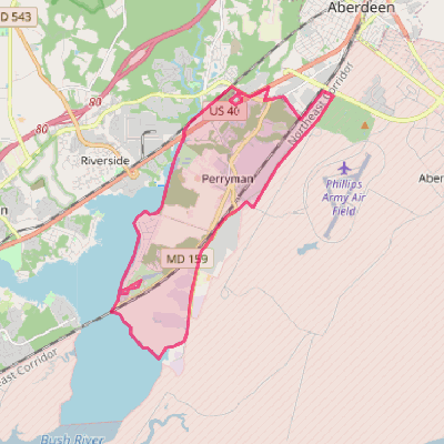 Map of Perryman