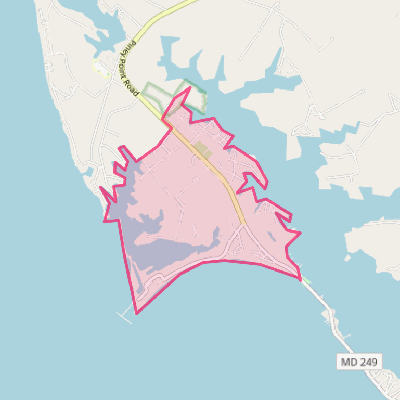 Map of Piney Point