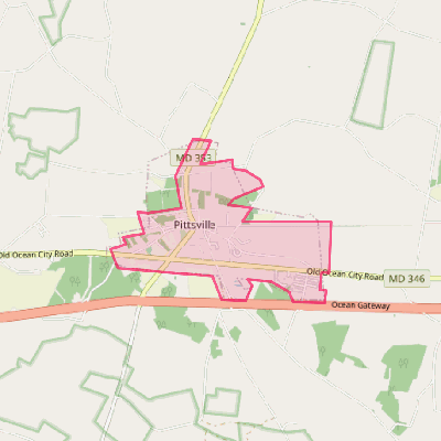 Map of Pittsville