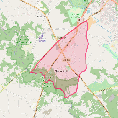 Map of Pleasant Hills