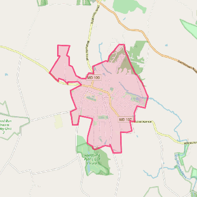 Map of Poolesville