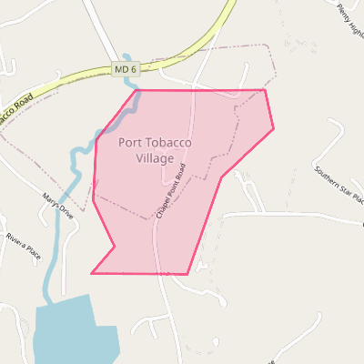 Map of Port Tobacco Village