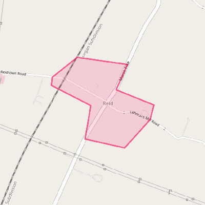 Map of Reid