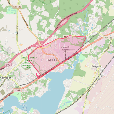 Map of Riverside