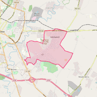 Map of Robinwood