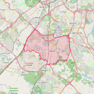 Map of Severn
