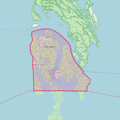 Map of Smith Island