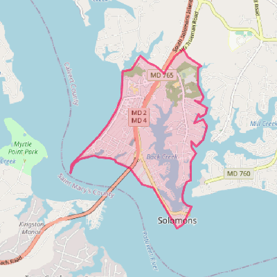 Map of Solomons