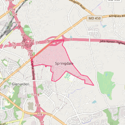 Map of Springdale