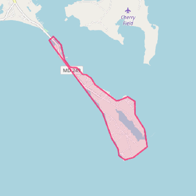 Map of St. George Island