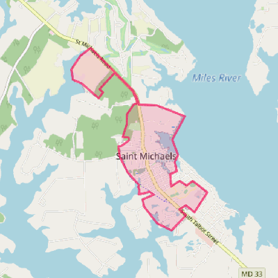 Map of St. Michaels