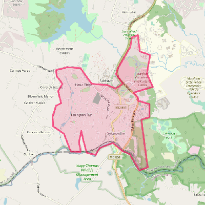 Map of Sykesville