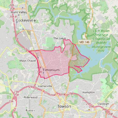 Map of Timonium