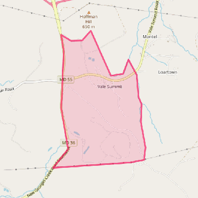 Map of Vale Summit