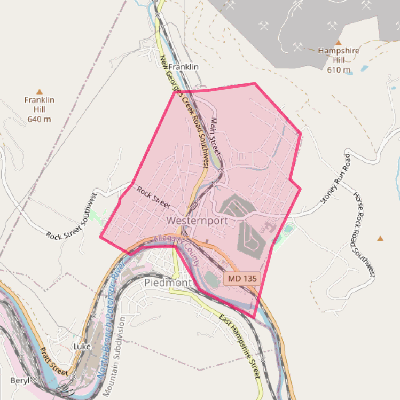 Map of Westernport